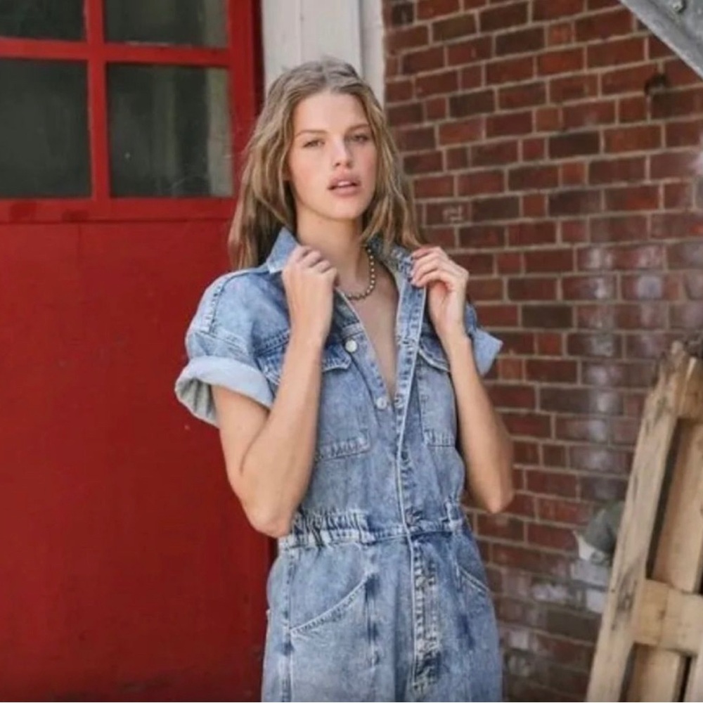 Free People - Marci Utility Jumper - Size: XS